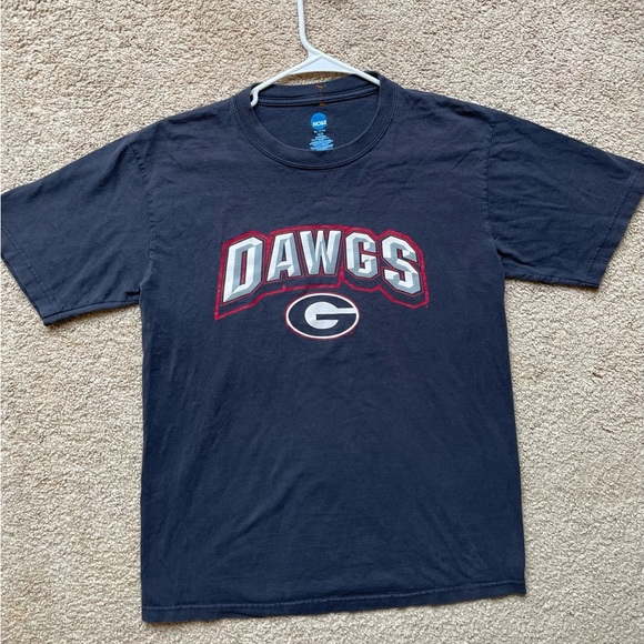 NCAA Other - NCAA Georgia Bulldogs Dawgs T-Shirt Medium Navy Blue 100% Cotton